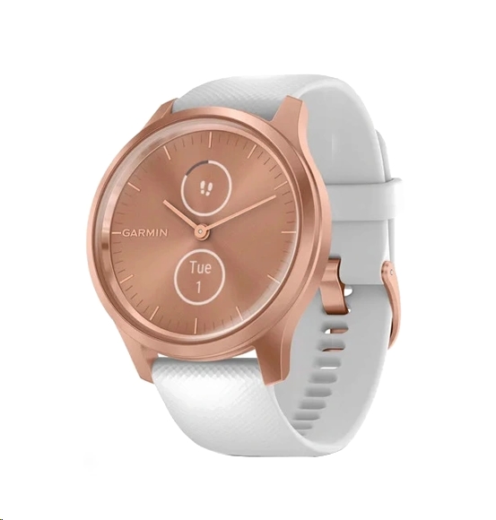 Гибридные умные часы Garmin Vivomove Style (розовое золото/белый) Гибридные умные часы Garmin Vivomove Style (розовое золото/белый)