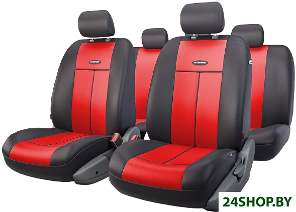 Комплект чехлов для сидений Autoprofi TT-902P (черный/красный) Комплект чехлов для сидений Autoprofi TT-902P (черный/красный)