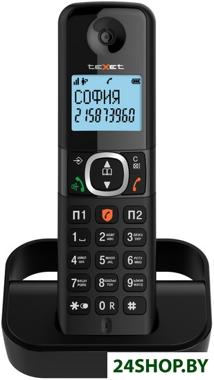 Радиотелефон TeXet TX-D5605A (черный) Радиотелефон TeXet TX-D5605A (черный)