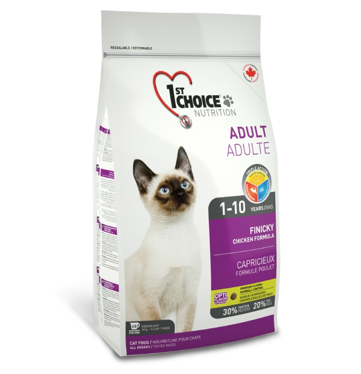 Сухой корм для кошек 1st Choice Adult Finicky 2.72 кг Сухой корм для кошек 1st Choice Adult Finicky 2.72 кг