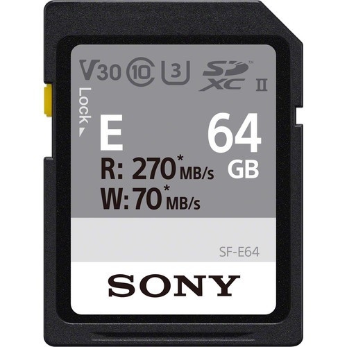 Карта памяти Sony SDXC SF-E64 64GB Карта памяти Sony SDXC SF-E64 64GB
