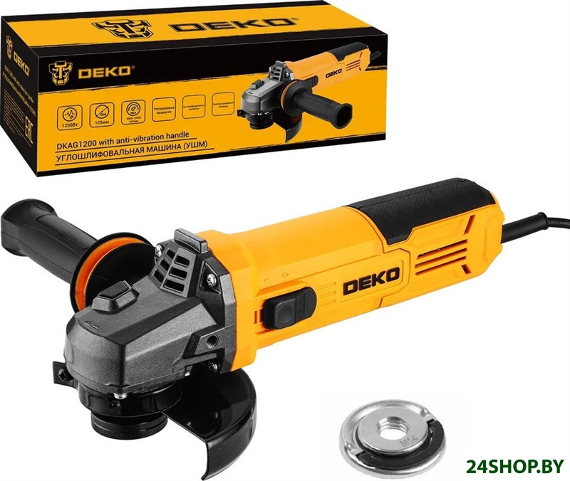 Угловая шлифмашина Deko DKAG1200 085-1008 Угловая шлифмашина Deko DKAG1200 085-1008