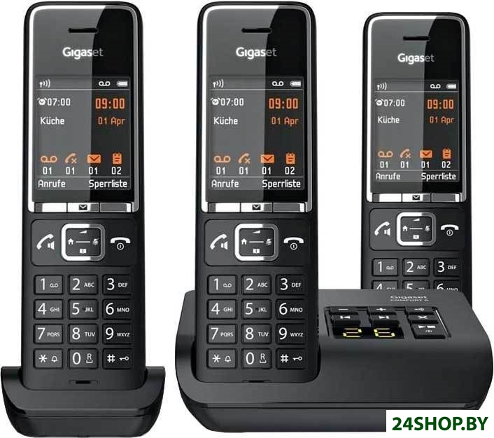 Радиотелефон Gigaset Comfort 550A Trio (черный) Радиотелефон Gigaset Comfort 550A Trio (черный)