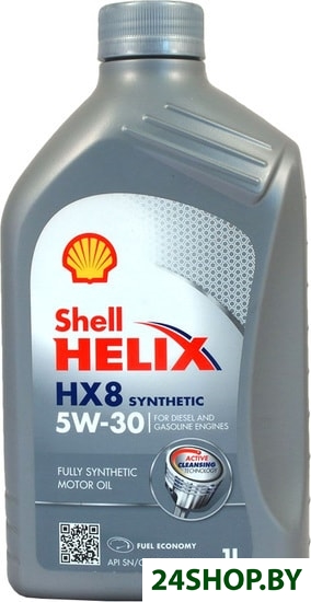 Моторное масло Shell HX8 Synthetic 5W-30 1л Моторное масло Shell HX8 Synthetic 5W-30 1л