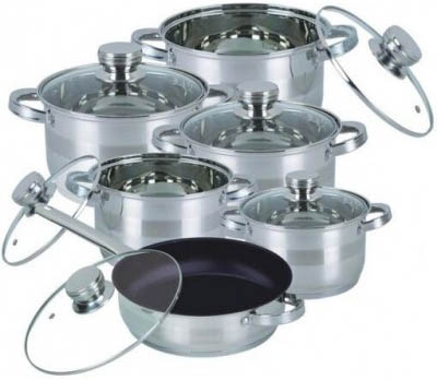 Набор кастрюль со сковородой Bohmann BH 1275 NTF Набор кастрюль со сковородой Bohmann BH 1275 NTF