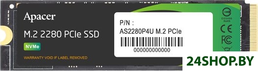 SSD Apacer AS2280P4U 2TB AP2TBAS2280P4U-1 SSD Apacer AS2280P4U 2TB AP2TBAS2280P4U-1