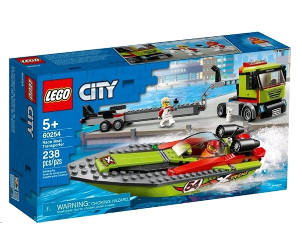 Конструктор LEGO City Транспортировщик скоростных катеров (60254)
