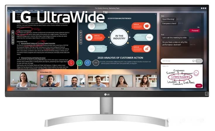 Монитор LG 29WN600-W Монитор LG 29WN600-W