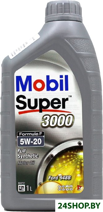 Моторное масло Mobil Super 3000 Formula F 5W-20 1л Моторное масло Mobil Super 3000 Formula F 5W-20 1л