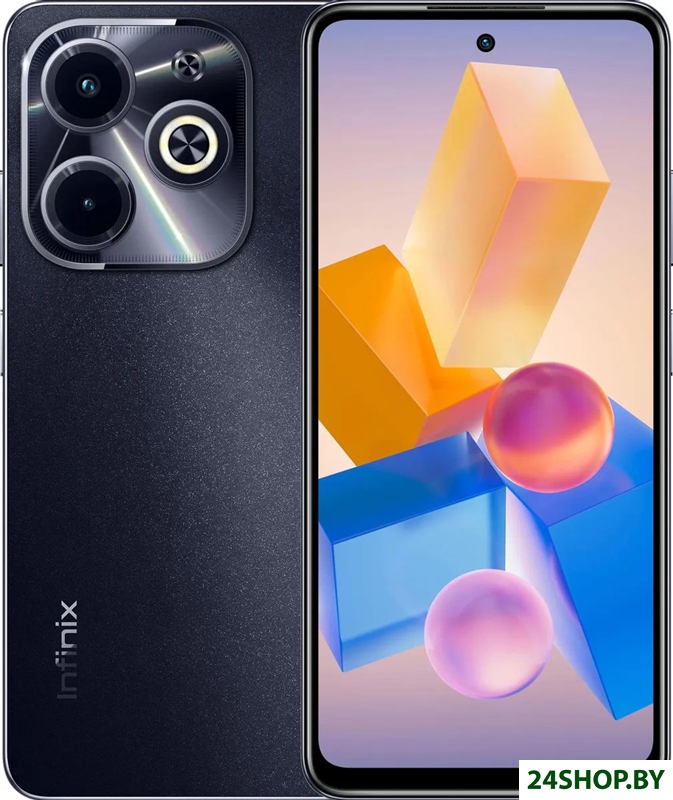 Смартфон Infinix Hot 40i X6528B 8GB/256GB (звездный черный) Смартфон Infinix Hot 40i X6528B 8GB/256GB (звездный черный)
