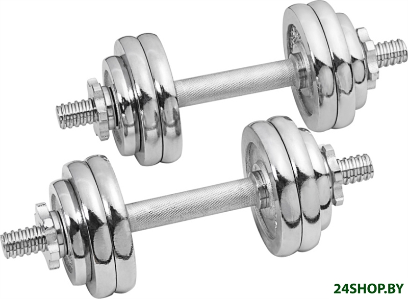 Гантели с грифом для штанги Alpin DB-15кг Гантели с грифом для штанги Alpin DB-15кг
