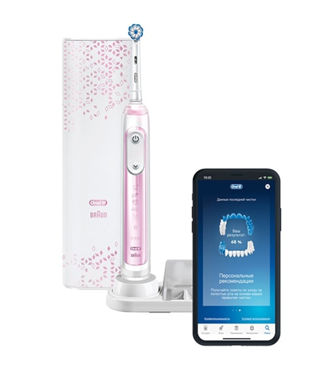 Зубная щетка электрическая Oral-B Genius X 20000N Sensi D706.515.6X (розовый/белый) Зубная щетка электрическая Oral-B Genius X 20000N Sensi D706.515.6X (розовый/белый)