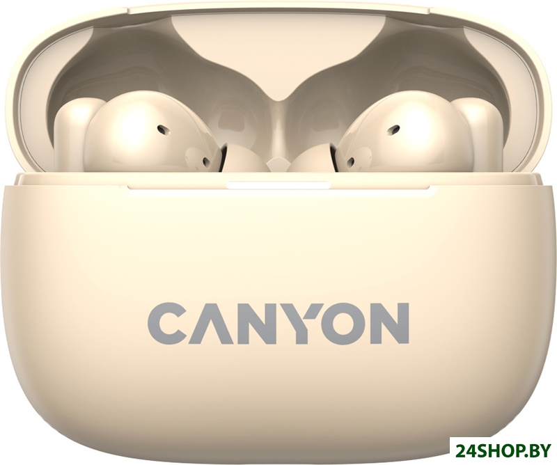 Наушники Canyon OnGo 10 ANC TWS-10 (бежевый) Наушники Canyon OnGo 10 ANC TWS-10 (бежевый)