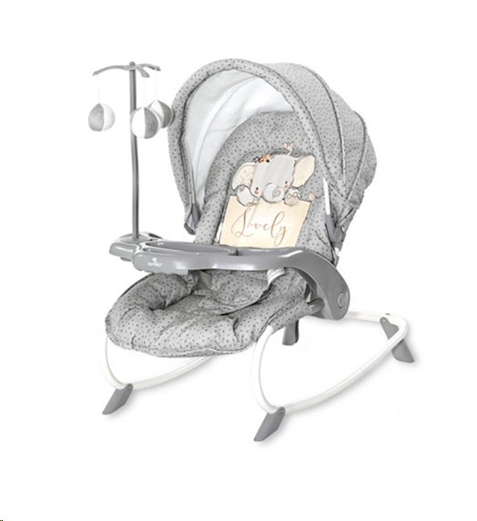 Детский шезлонг Lorelli Dream Time Grey Elephant 2021 (10110062126) Детский шезлонг Lorelli Dream Time Grey Elephant 2021 (10110062126)