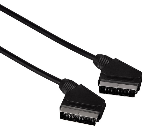 Кабель Hama H-11951 Scart (m-m) 1,5 м (черный) Кабель Hama H-11951 Scart (m-m) 1,5 м (черный)