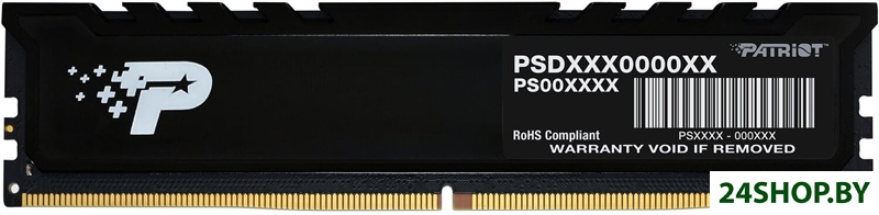 Оперативная память Patriot Signature Premium Line 16ГБ DDR5 5600 МГц PSP516G56002H1 Оперативная память Patriot Signature Premium Line 16ГБ DDR5 5600 МГц PSP516G56002H1