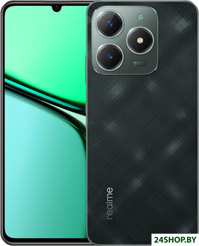 Смартфон Realme C61 6GB/128GB международная версия (темно-зеленый) Смартфон Realme C61 6GB/128GB международная версия (темно-зеленый)