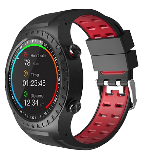 Умные часы Geozon Sprint (черный/красный) Умные часы Geozon Sprint (черный/красный)