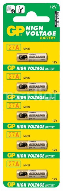 Батарея GP Super Alkaline 27A MN27 (5 шт) Батарея GP Super Alkaline 27A MN27 (5 шт)