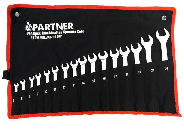 Набор ключей Partner PA-3016P 16 предметов Набор ключей Partner PA-3016P 16 предметов