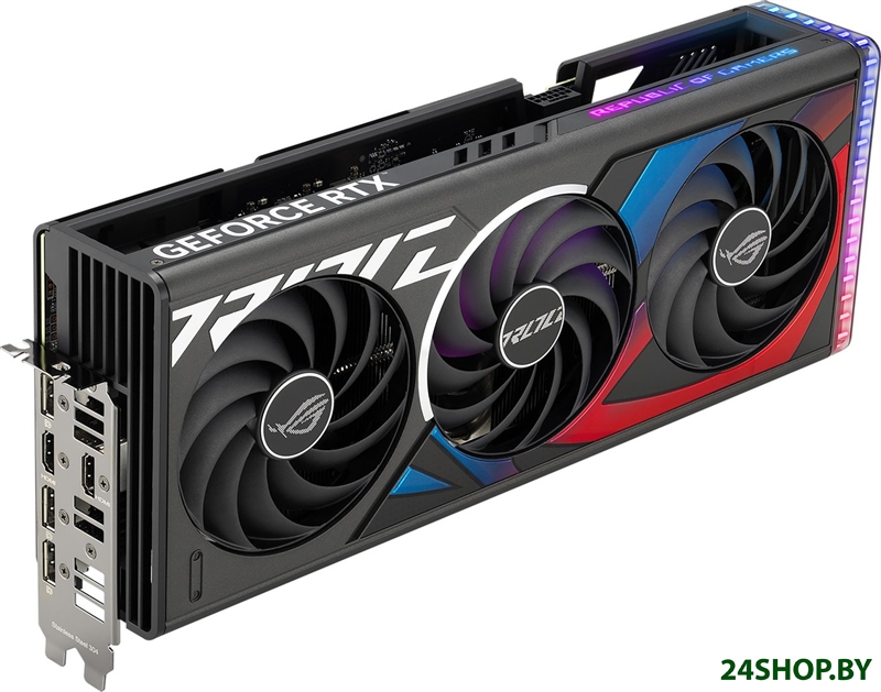Видеокарта ASUS ROG Strix GeForce RTX 4070 Ti Super 16GB GDDR6X OC Edition ROG-STRIX-RTX4070TIS-O16G Видеокарта ASUS ROG Strix GeForce RTX 4070 Ti Super 16GB GDDR6X OC Edition ROG-STRIX-RTX4070TIS-O16G