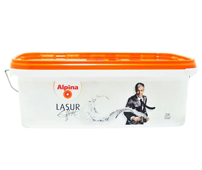 Лазурь Alpina Effekt Lasur Silber 2.5 л Лазурь Alpina Effekt Lasur Silber 2.5 л
