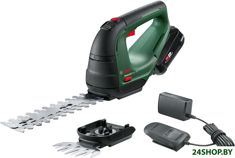 Кусторез + ножницы Bosch Advanced Shear 18V-10 0600857000 (с 1-м АКБ) Кусторез + ножницы Bosch Advanced Shear 18V-10 0600857000 (с 1-м АКБ)