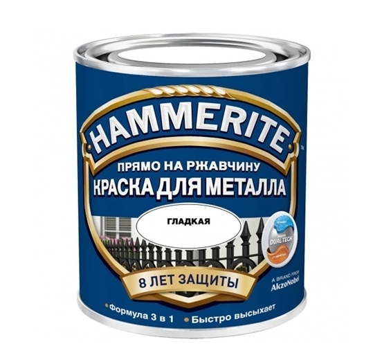 Краска Hammerite по металлу гладкая 2.5 л (золотистый) Краска Hammerite по металлу гладкая 2.5 л (золотистый)