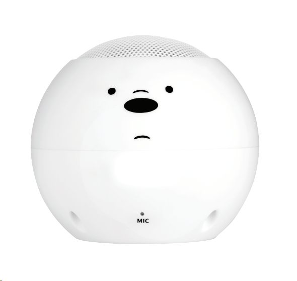 Беспроводная колонка Miniso We Bare Bears Белый Медведь 7620 Беспроводная колонка Miniso We Bare Bears Белый Медведь 7620