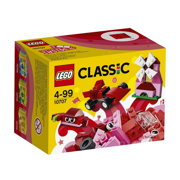 Конструктор LEGO Classic 10707 Красный набор для творчества Конструктор LEGO Classic 10707 Красный набор для творчества