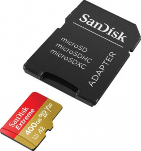 Карта памяти SanDisk Extreme SDSQXA1-400G-GN6MA 400GB (с адаптером) Карта памяти SanDisk Extreme SDSQXA1-400G-GN6MA 400GB (с адаптером)