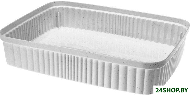 Лоток Бытпласт Velvet 433239238 (светло-серый флэк) Лоток Бытпласт Velvet 433239238 (светло-серый флэк)