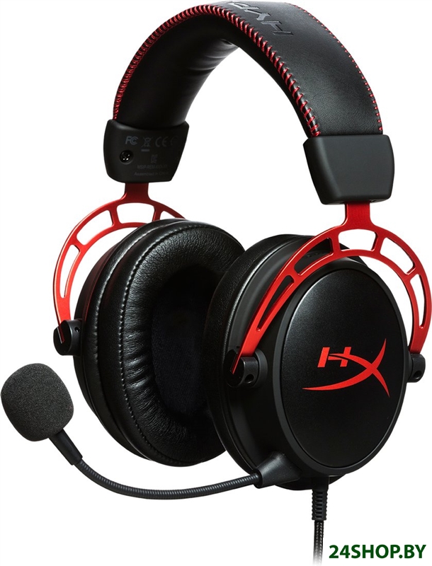 Наушники HyperX Cloud Alpha (черный/красный) Наушники HyperX Cloud Alpha (черный/красный)