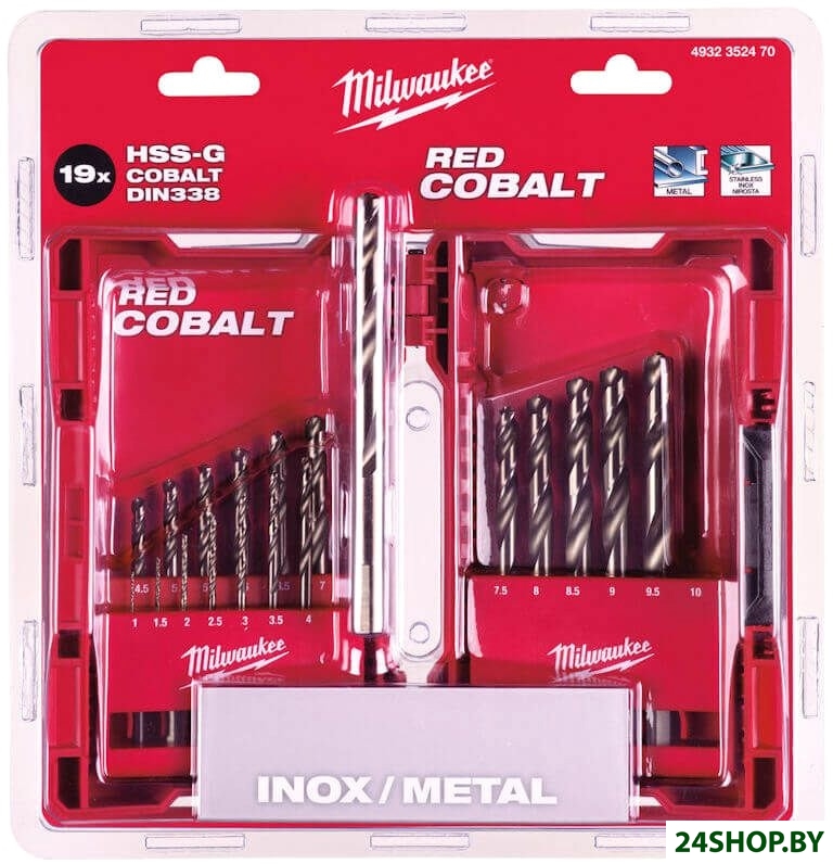 Набор оснастки для электроинструмента Milwaukee 4932352470 (19 предметов) Набор оснастки для электроинструмента Milwaukee 4932352470 (19 предметов)