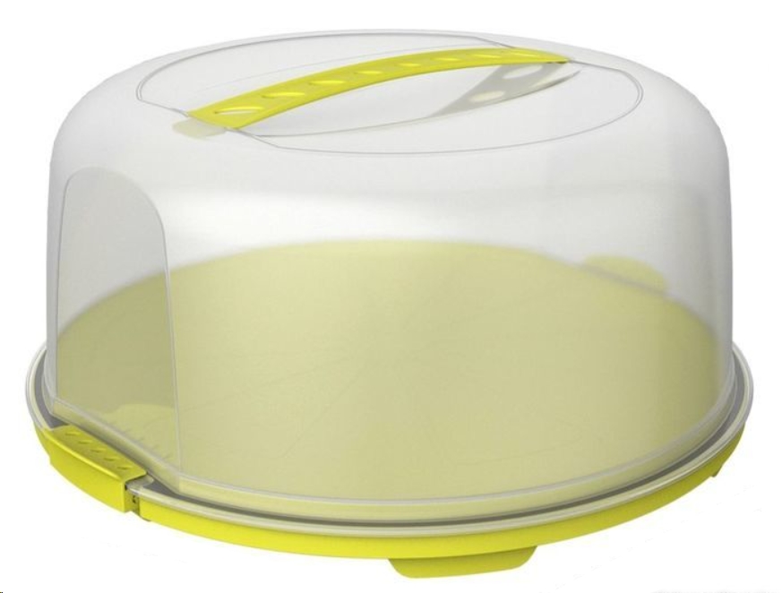 Емкость Rotho High Fresh для пирожных 1722605070 (прозрачный/зеленый) Емкость Rotho High Fresh для пирожных 1722605070 (прозрачный/зеленый)