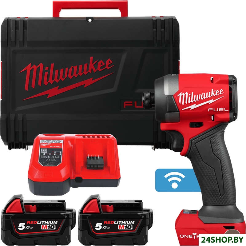 Винтоверт Milwaukee M18 FUEL M18ONEID3-502X 4933492804 (с 2-мя АКБ, кейс) Винтоверт Milwaukee M18 FUEL M18ONEID3-502X 4933492804 (с 2-мя АКБ, кейс)