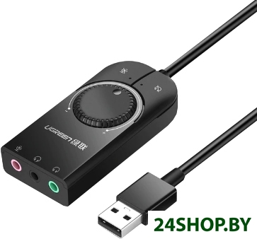 USB аудиоадаптер Ugreen CM129 50599 USB аудиоадаптер Ugreen CM129 50599