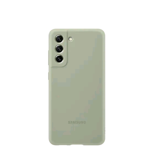 Чехол SAMSUNG Silicone Cover для S21 FE Olive (EF-PG990TMEGRU) Чехол SAMSUNG Silicone Cover для S21 FE Olive (EF-PG990TMEGRU)