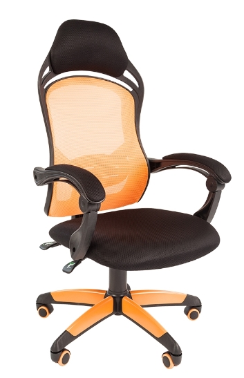 Офисное кресло CHAIRMAN Game 12 (черный/оранжевый)
