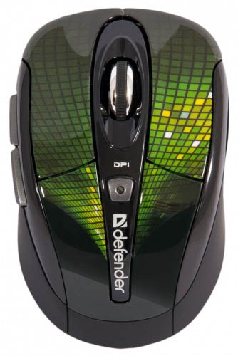 Мышь беспроводная Defender To-GO MS-585 Nano Disco Green Мышь беспроводная Defender To-GO MS-585 Nano Disco Green
