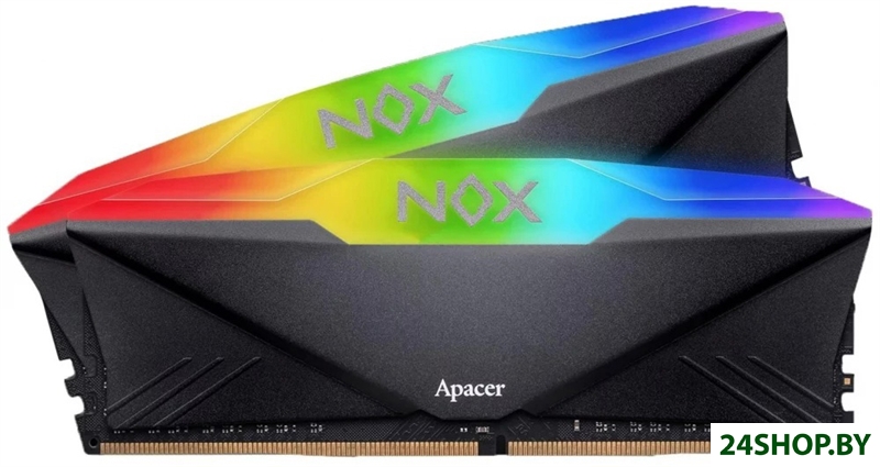 Оперативная память Apacer NOX RGB 2x8ГБ DDR4 3600МГц AH4U16G36C25YNBAA-2 Оперативная память Apacer NOX RGB 2x8ГБ DDR4 3600МГц AH4U16G36C25YNBAA-2