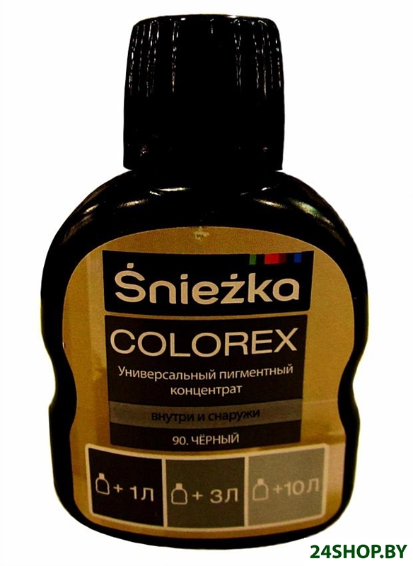 Колеровочная краска Sniezka Colorex 0.1 л (№90, черный) Колеровочная краска Sniezka Colorex 0.1 л (№90, черный)
