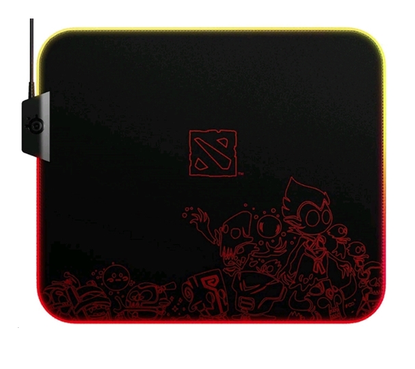 Коврик для мыши SteelSeries QcK Prism Cloth Dota 2 Editiion (рисунок/черный) Коврик для мыши SteelSeries QcK Prism Cloth Dota 2 Editiion (рисунок/черный)