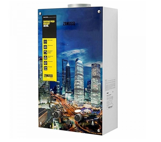 Водонагреватель Zanussi GWH 10 Fonte Glass Metropoli Водонагреватель Zanussi GWH 10 Fonte Glass Metropoli