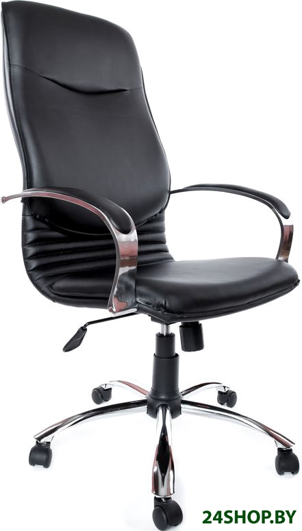 Кресло Деловая обстановка Нова хром (черный) Кресло Деловая обстановка Нова хром (черный)