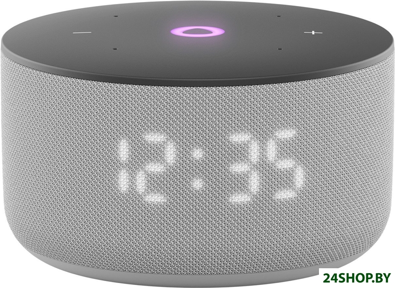 Умная колонка Яндекс Станция Мини 3 с часами (серый) (YNDX-00027GRY) Умная колонка Яндекс Станция Мини 3 с часами (серый) (YNDX-00027GRY)
