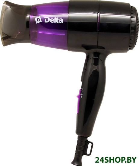

Фен Delta DL-0907 (черный/фиолетовый)