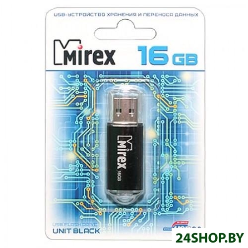 USB Flash Mirex UNIT BLACK 16GB (13600-FMUUND16) USB Flash Mirex UNIT BLACK 16GB (13600-FMUUND16)