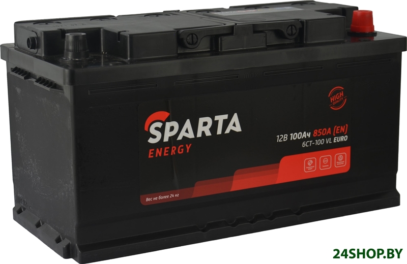 Автомобильный аккумулятор Sparta Energy 6CT-100 VL Euro (100 А·ч)