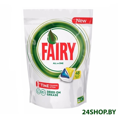 Капсулы для посудомоечных машин Fairy Original All In One лимон (упак.:48шт) Капсулы для посудомоечных машин Fairy Original All In One лимон (упак.:48шт)